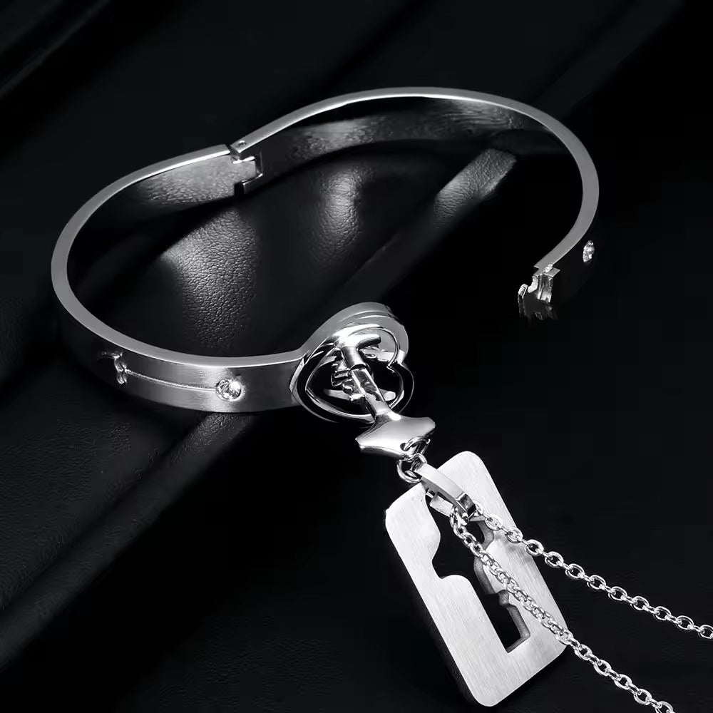 Pulsera Y Collar (Llave de mi Corazon)