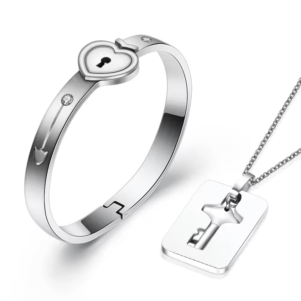 Pulsera Y Collar (Llave de mi Corazon)
