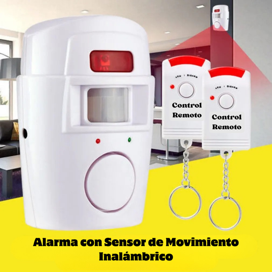 Alarma Inalámbrica con Sensor de Movimiento