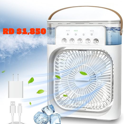 Mini Ventilador y Humidificador