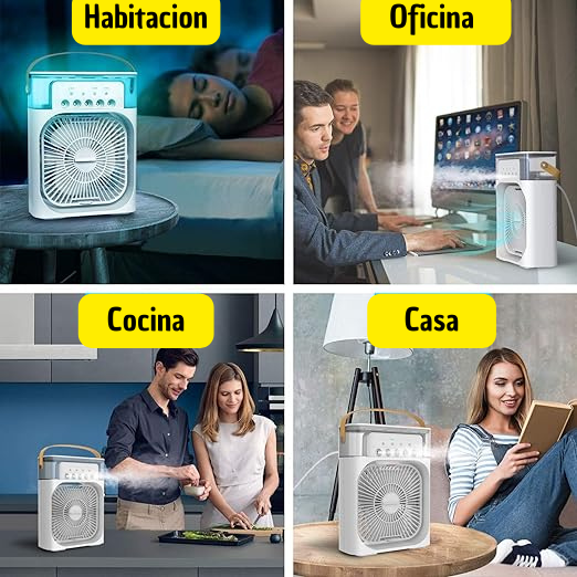 Mini Ventilador y Humidificador