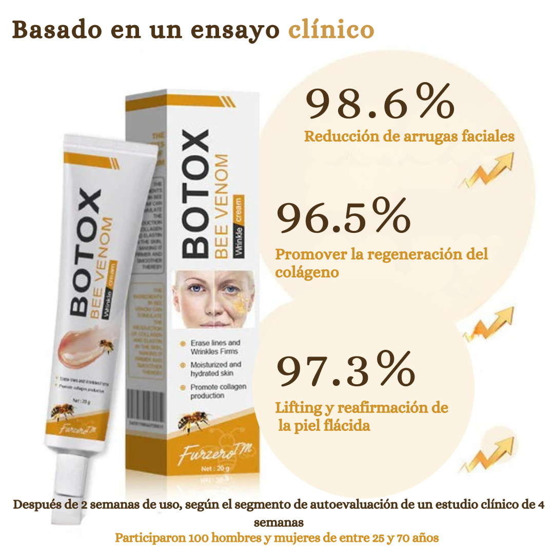 Crema Antiarrugas con BOTOX y Veneno de Abeja - Promoción 2x1