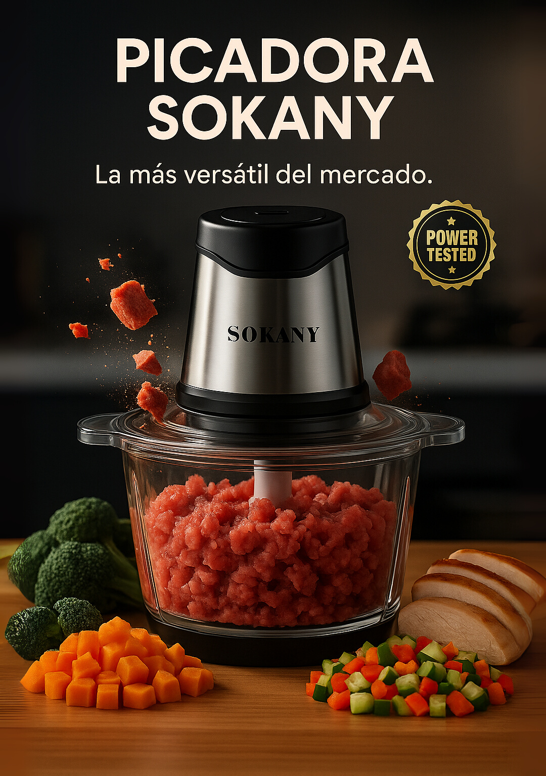 TRITURADORA DE ALIMENTOS SOKANY