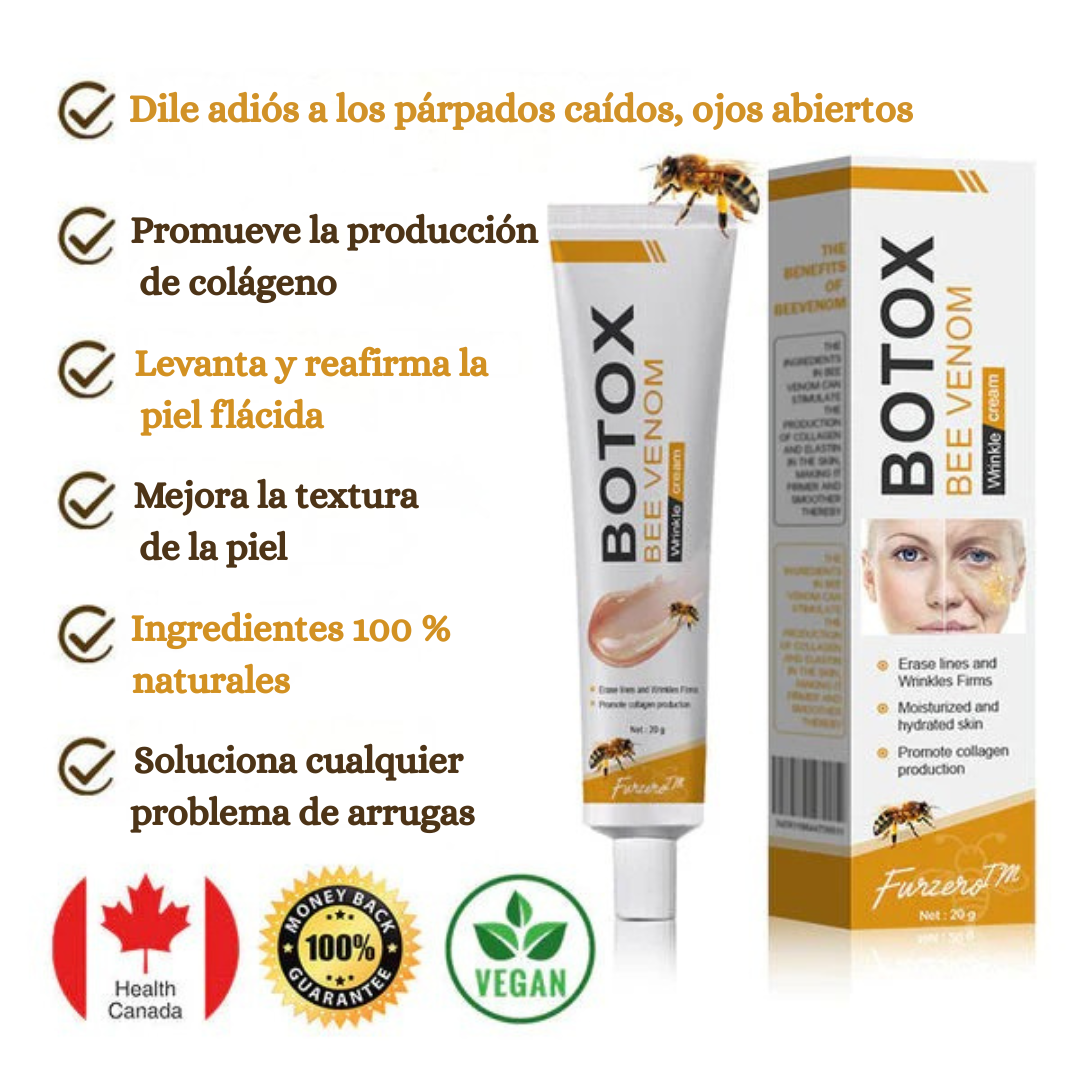 Crema Antiarrugas con BOTOX y Veneno de Abeja - Promoción 2x1