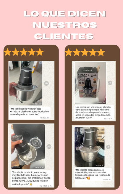 TRITURADORA DE ALIMENTOS SOKANY