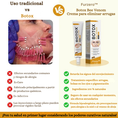 Crema Antiarrugas con BOTOX y Veneno de Abeja - Promoción 2x1